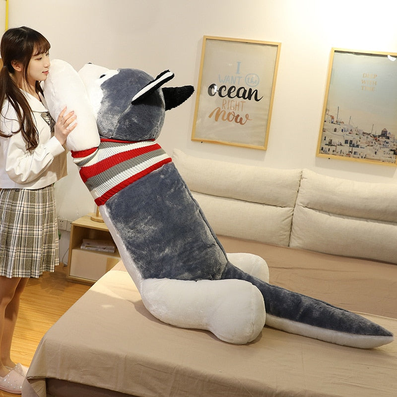 Brudo- The Huge Husky Plush Dog