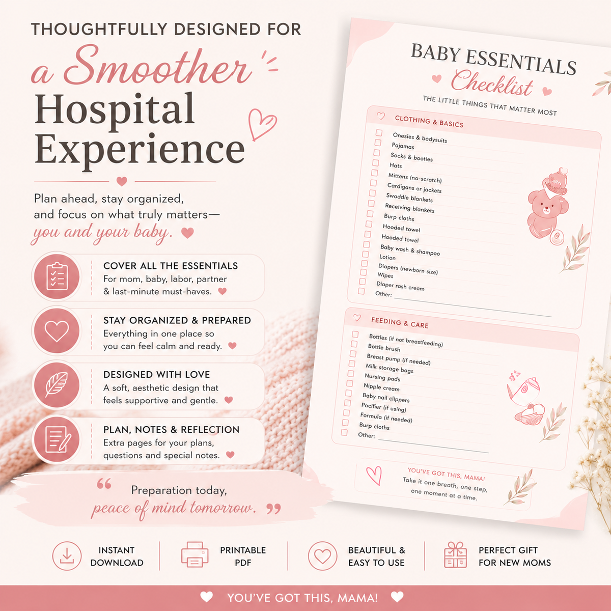 Hospital Bag Checklist for Moms-to-Be