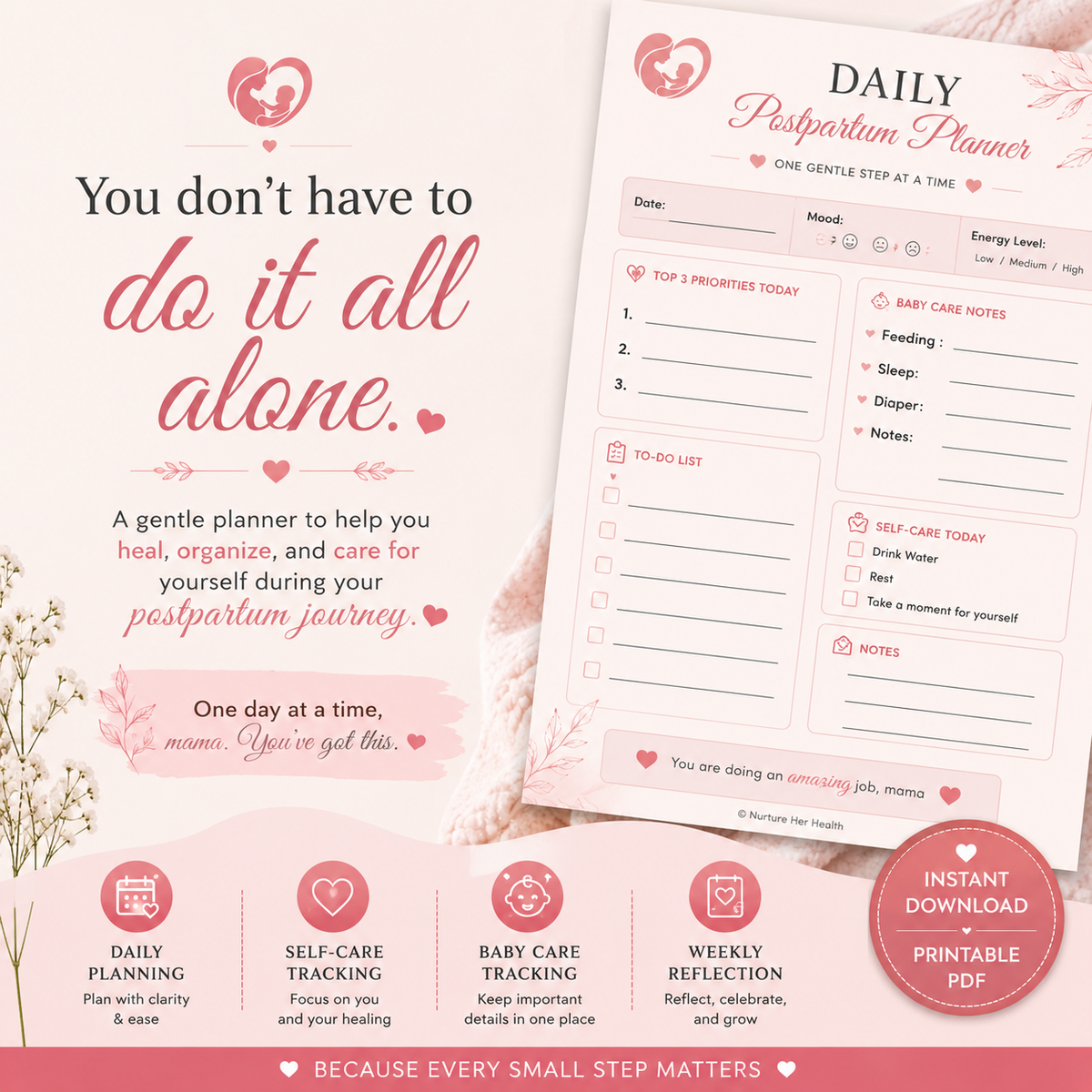 Postpartum Recovery Planner