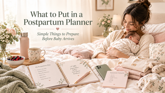 What to Put in a Postpartum Planner Before Your Baby Arrives