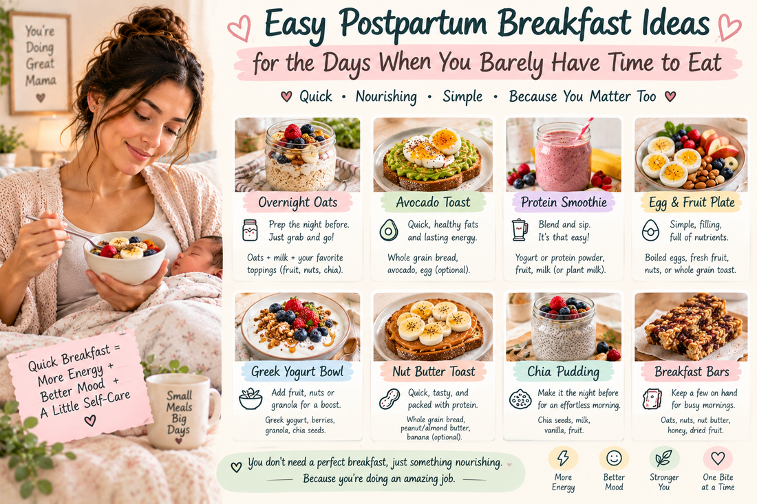 Easy Postpartum Breakfast Ideas for the Days When You Barely Have Time to Eat