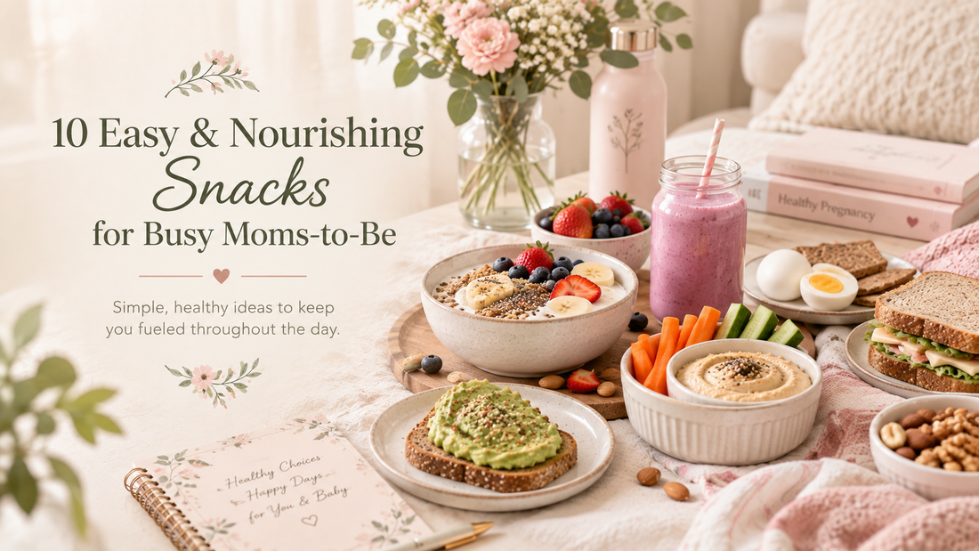 10 Easy & Nourishing Snacks for Busy Moms-to-Be