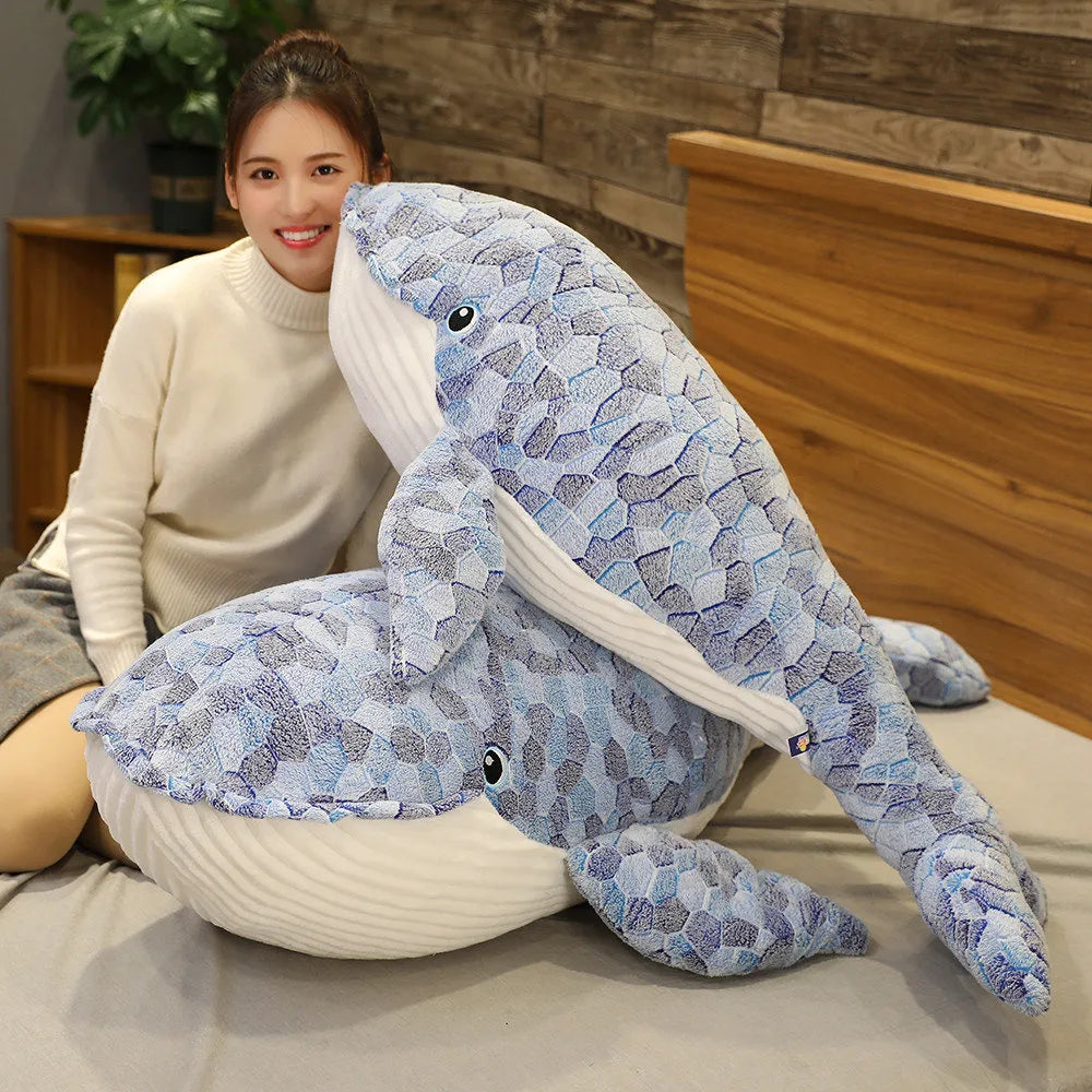 Shally -The Huge Fluffy Blue Whale Plushie