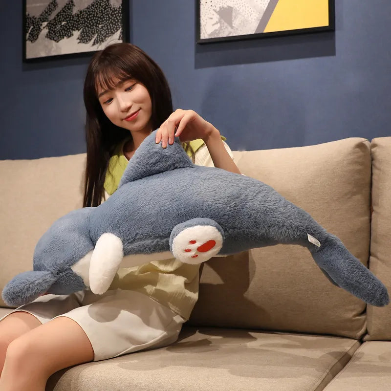 Half Dolphin Half Cat Plushie Toy