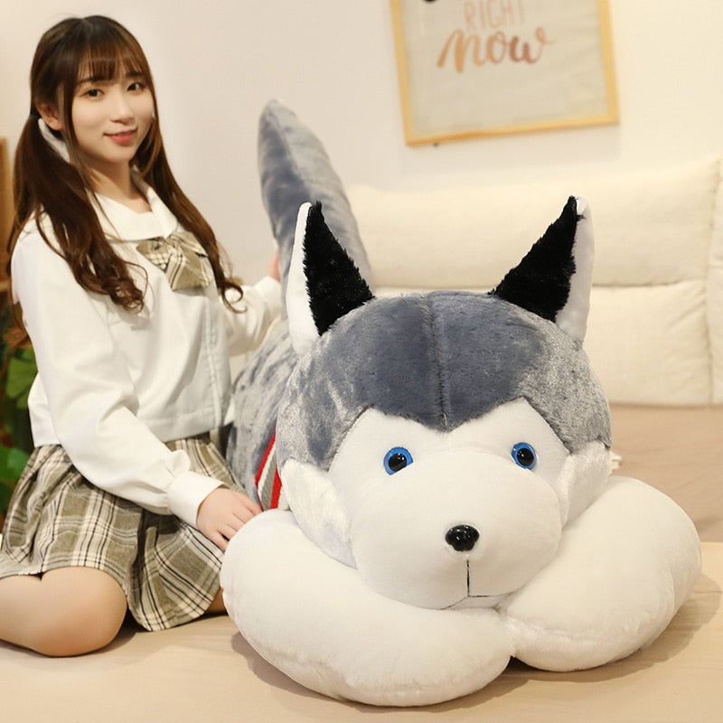 Brudo- The Huge Husky Plush Dog