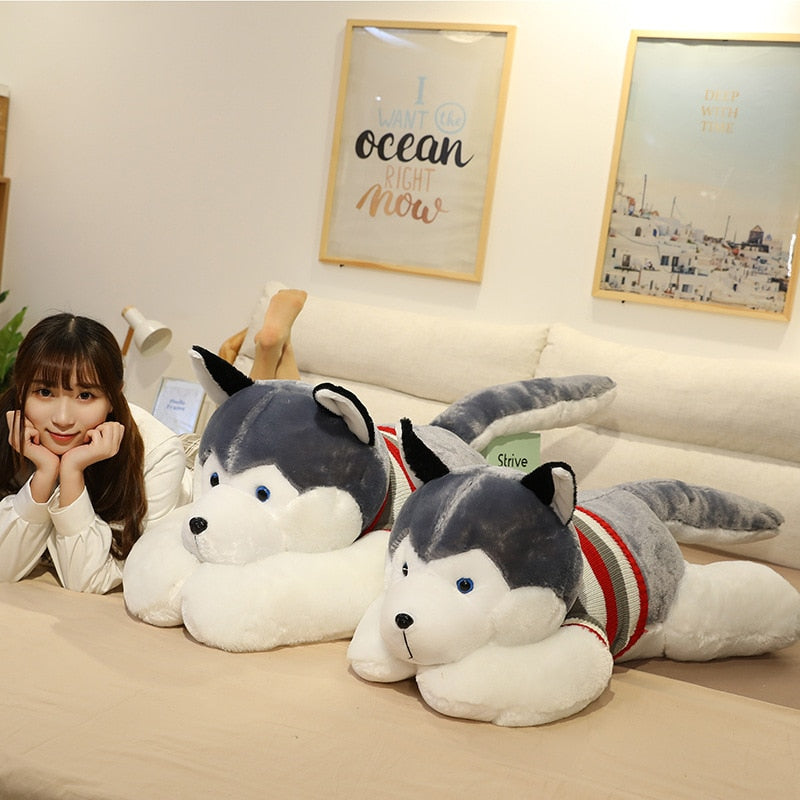 Brudo- The Huge Husky Plush Dog