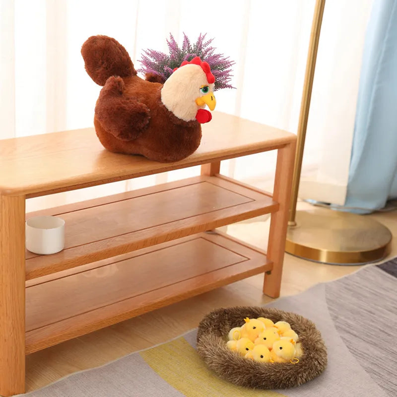 Chick Family Nest Plush Toy