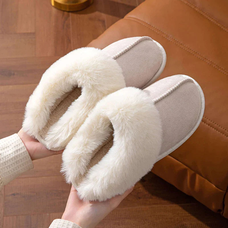 Winter Cozy Fur Slippers