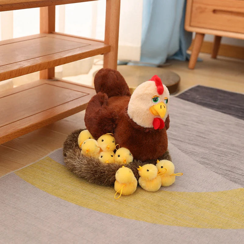 Chick Family Nest Plush Toy