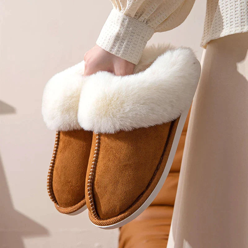 Winter Cozy Fur Slippers
