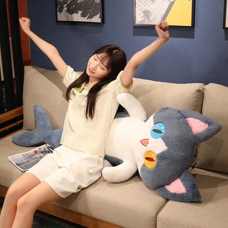 Half Dolphin Half Cat Plushie Toy