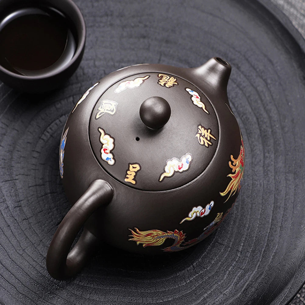 Dragon Phoenix Color Changing Teapot