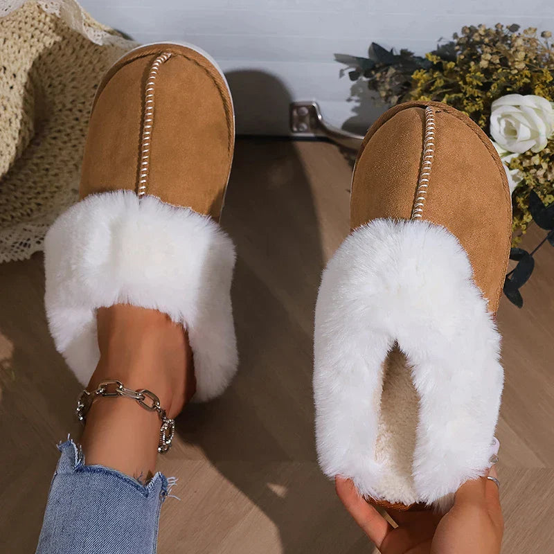 Winter Cozy Fur Slippers