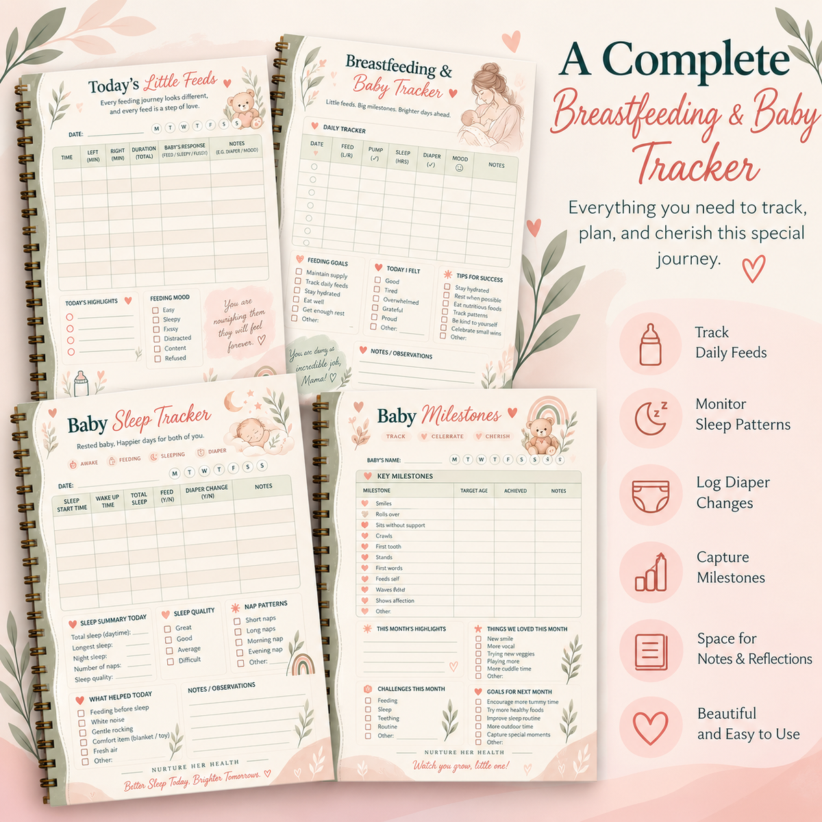 Breastfeeding Tracker for New Moms