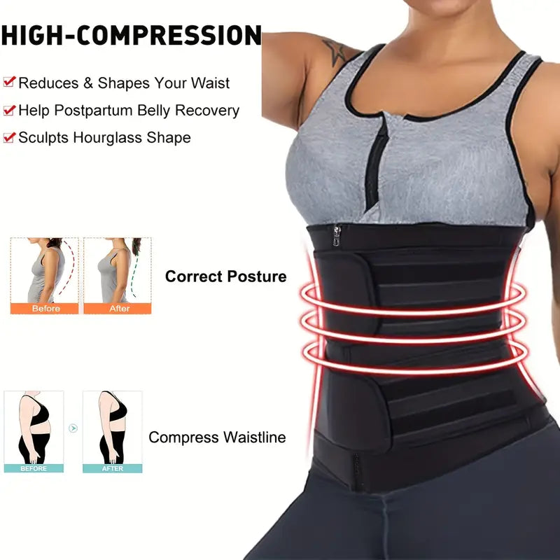 Breathable Neoprene Tummy Girdle Slim Body Shapewear