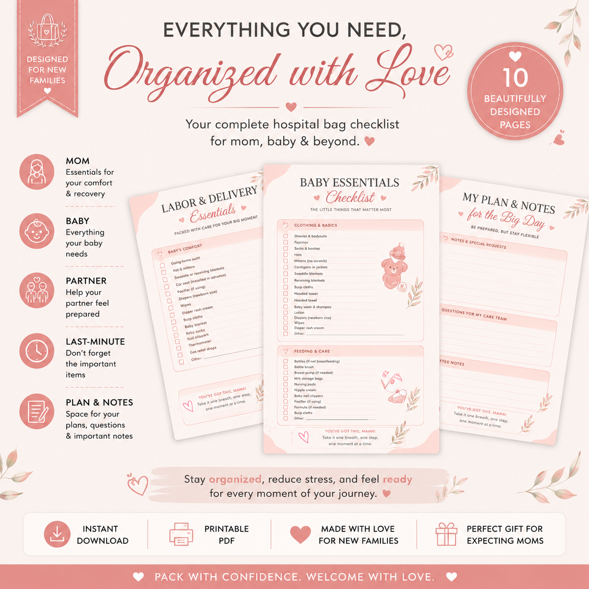 Hospital Bag Checklist for Moms-to-Be