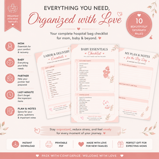 Hospital Bag Checklist for Moms-to-Be