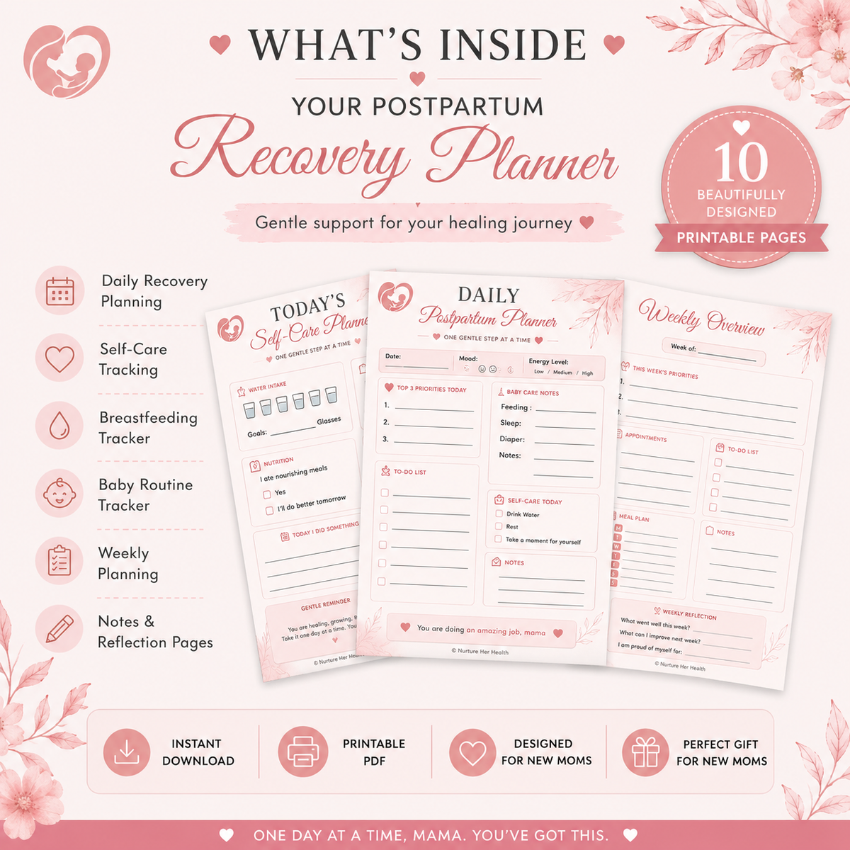 Postpartum Recovery Planner