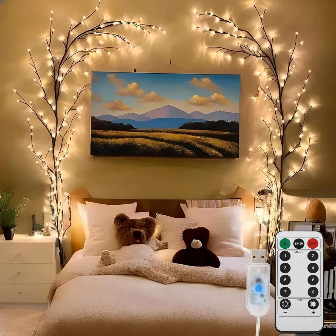 Enchanted Willow Vine Lights - 96 LEDs