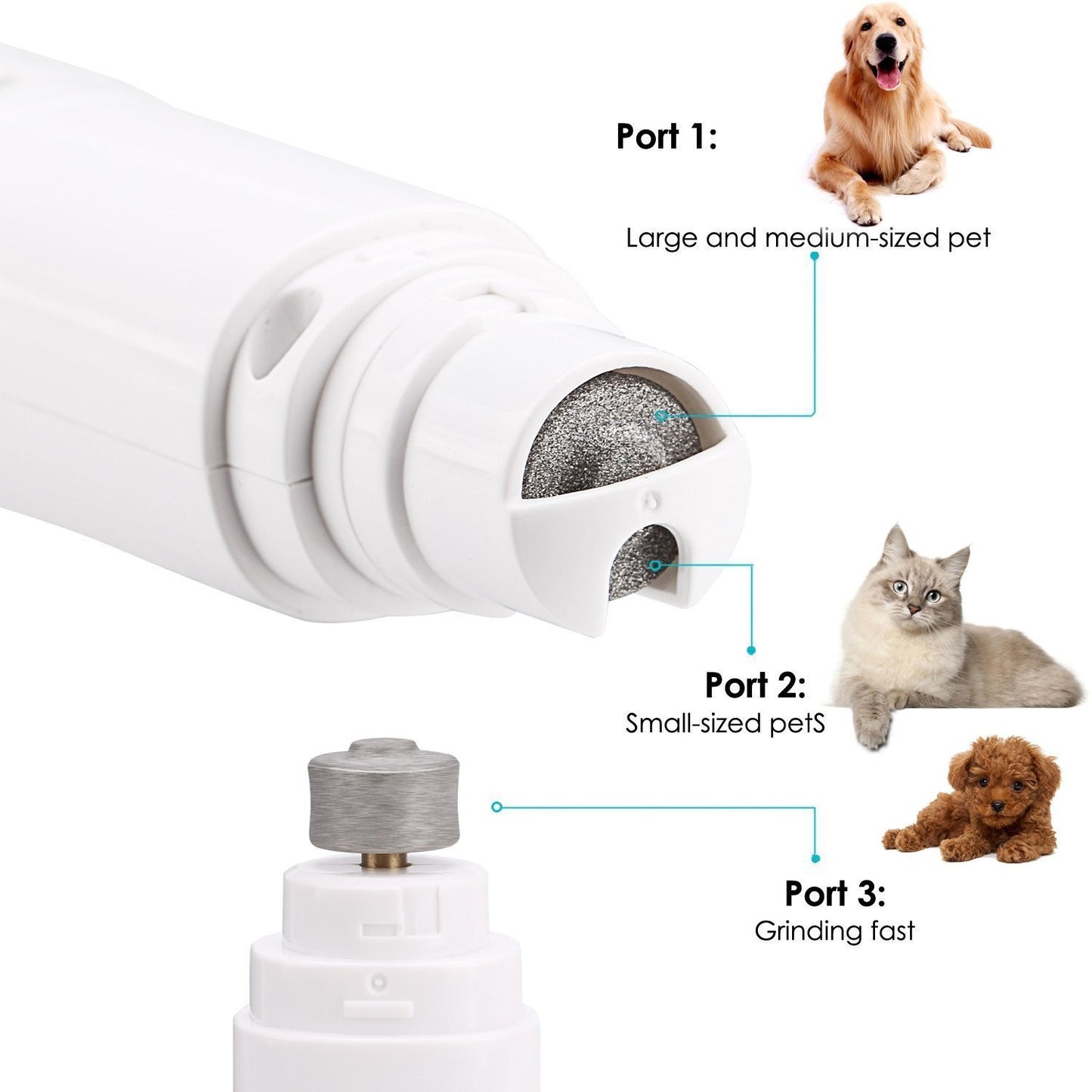 Rechargeable Pet Nail Grinder