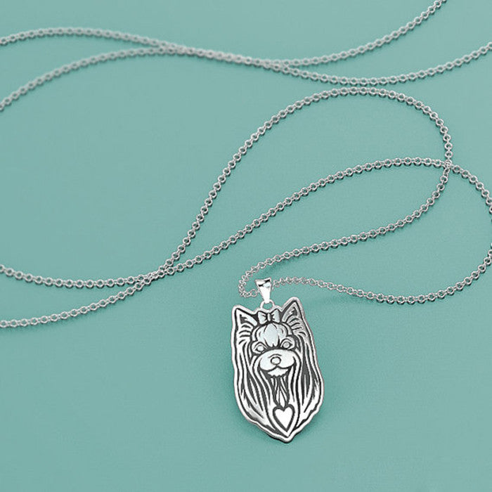 Handmade Yorkshire Terrier Pendant