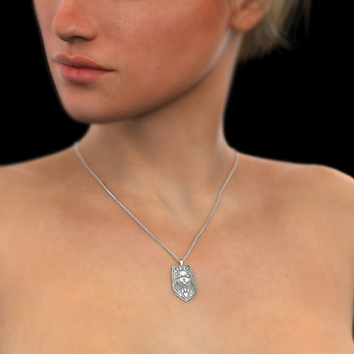 Handmade Yorkshire Terrier Pendant