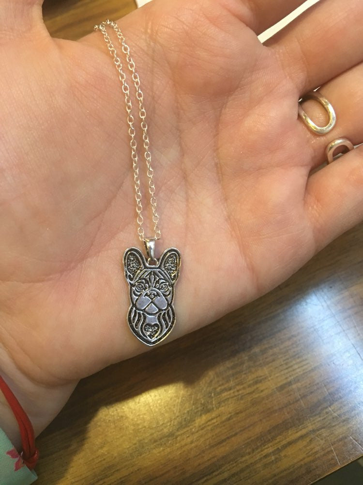 Handmade French Bulldog Pendant