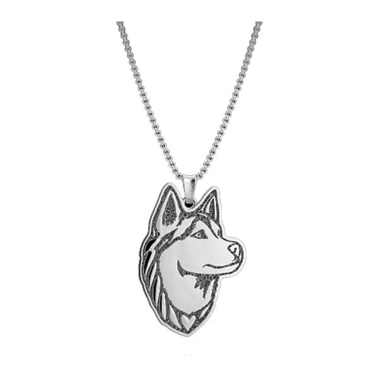 Handmade Siberian Husky Pendant