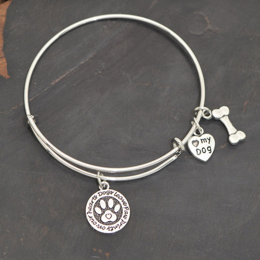 Dog leaves paws bracelet Offer