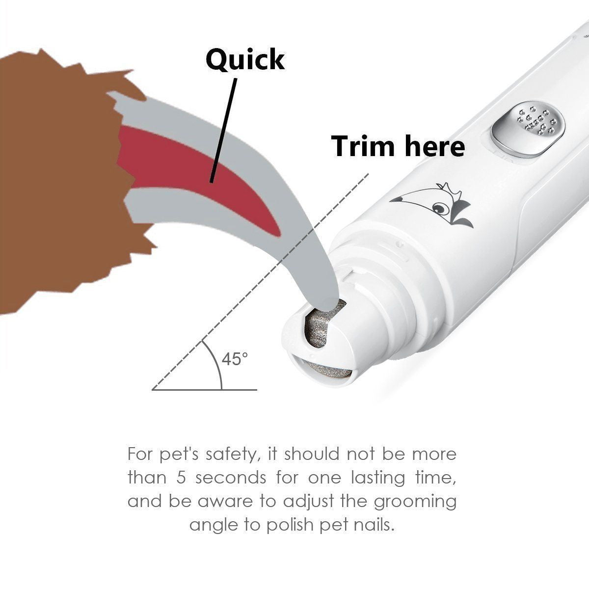 Rechargeable Pet Nail Grinder